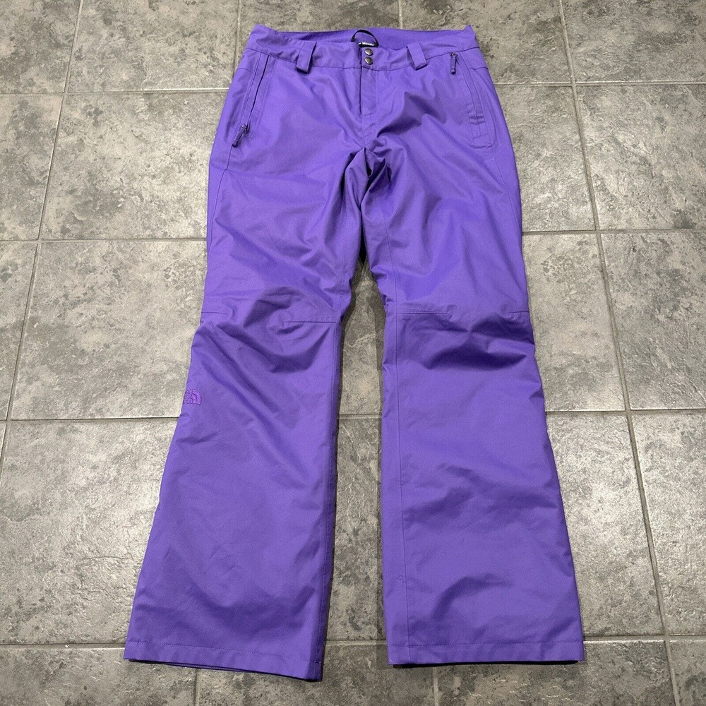 EUC Womens The North Face Sally Insulated Snow Pants Snowboard Ski Purple Medium